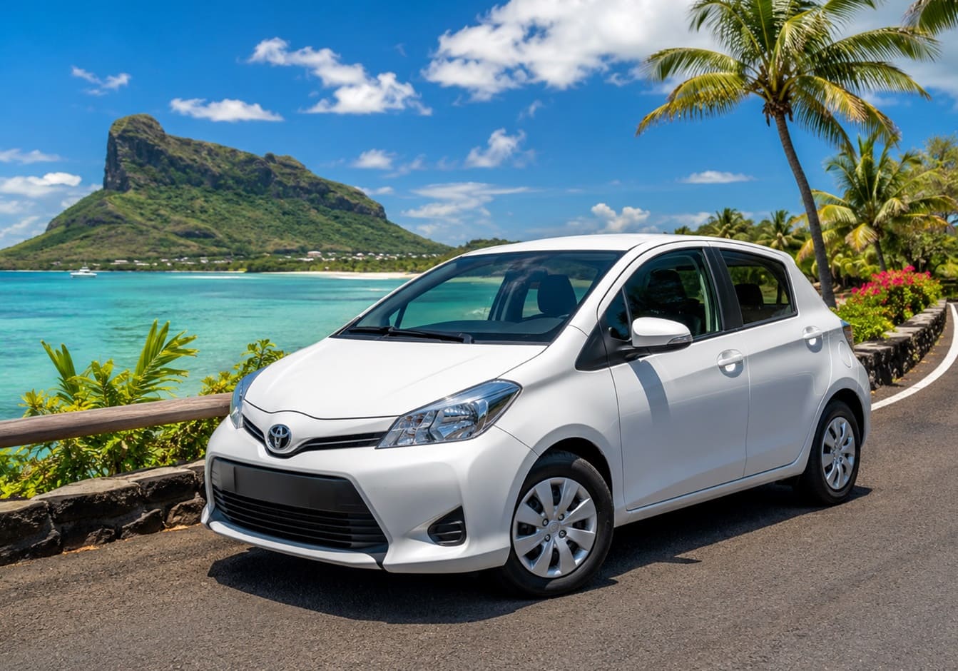 Toyota Vitz Car Rental Mauritius